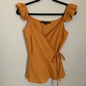 Linen sweetheart tank